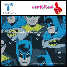 super hero Robin batman printing 100 cotton sateen fabric in light weight for clothing